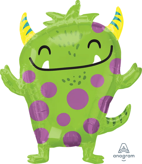 Happy Monster - Supershape Foil Balloon (29")