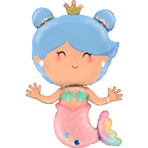 Mystical Mermaid Foil Balloon (33")