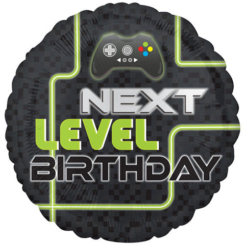 Next Level Birthday Foil Balloon (18")