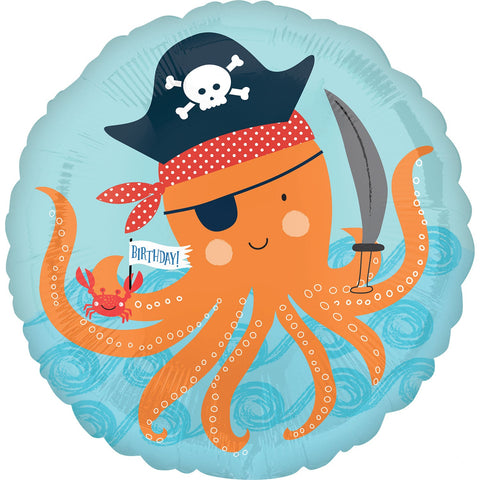 Ahoy Birthday Foil Balloon (18")