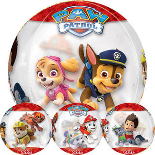 Paw Patrol Clear Orbz Foil Balloon (16")
