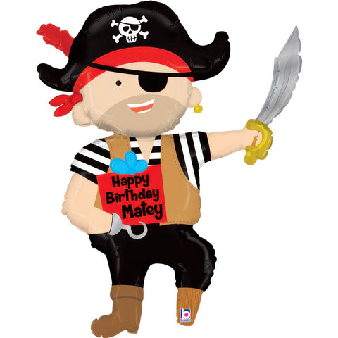 Pirate Birthday Foil Balloon (44")