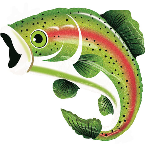 Rainbow Trout Fish Foil Balloon (29")