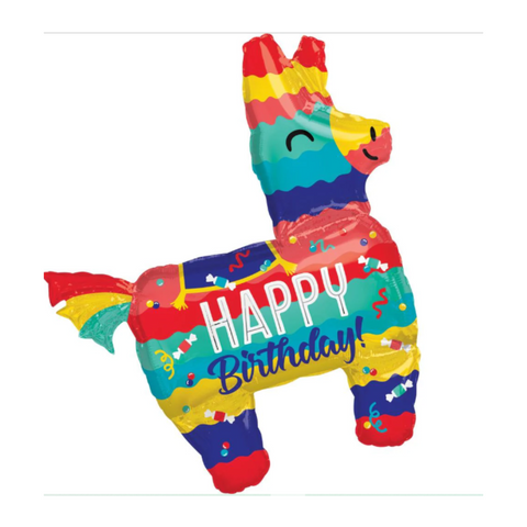 Pinata Birthday Supershape Foil Balloon (33")