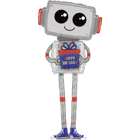 Special Delivery Birthday Robot Giant Foil Balloon (60")