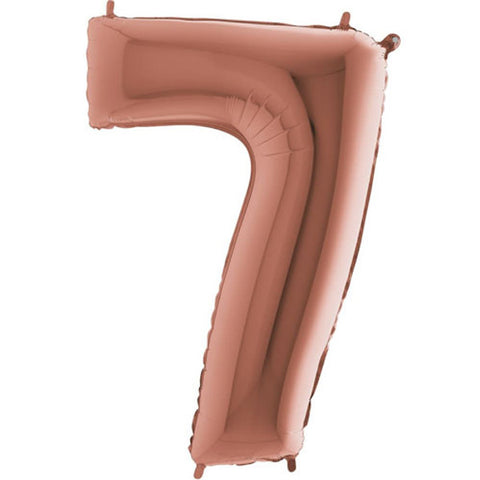 Grabo Rose Gold Number 7 Foil Balloon (40")