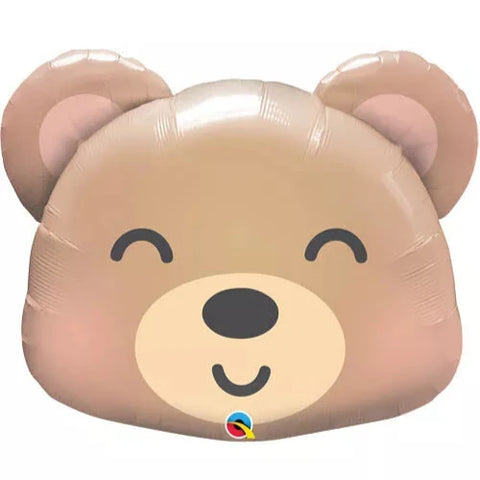 Large Teddy Bear Head Foil Balloon (31")
