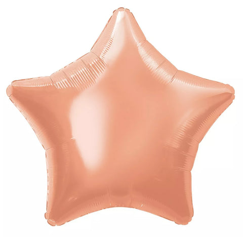 Rose Gold Star Foil Balloon (20")
