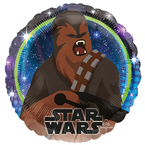 Star Wars Chewbacca Round Foil Balloon (18")