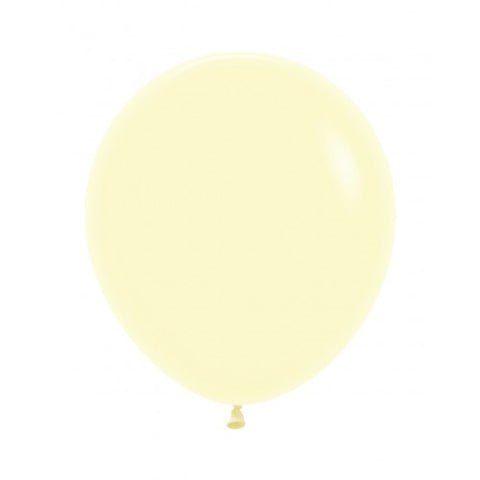 Sempertex Pastel Matte Yellow (18")