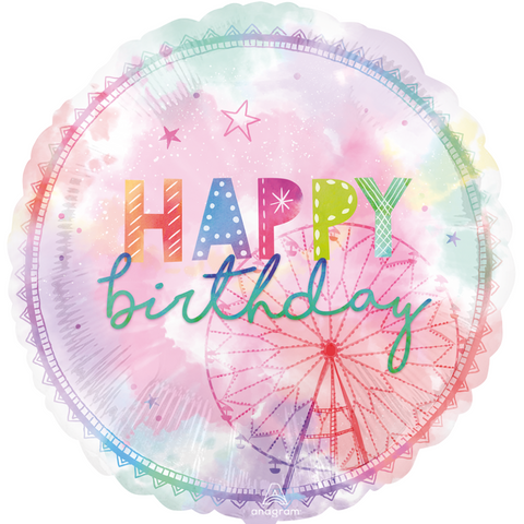 Jumbo Girl-Chella Happy Birthday Foil (28")