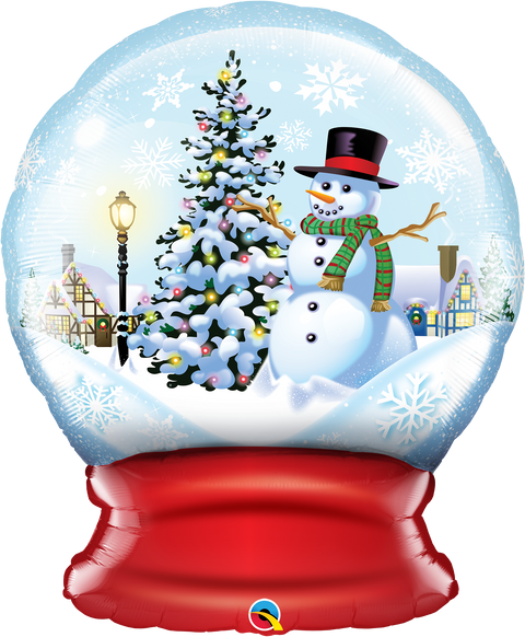 Snow Globe Supershape Foil Balloon (36")