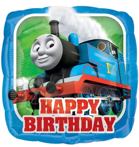 Thomas Happy Birthday Square Foil Balloon (18")