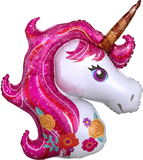 Magical Unicorn - Supershape Foil Balloon (33")